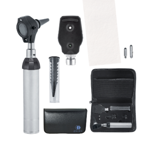 2-in-1 Fiber Illumination Otoscope Ophthalmoscope Set